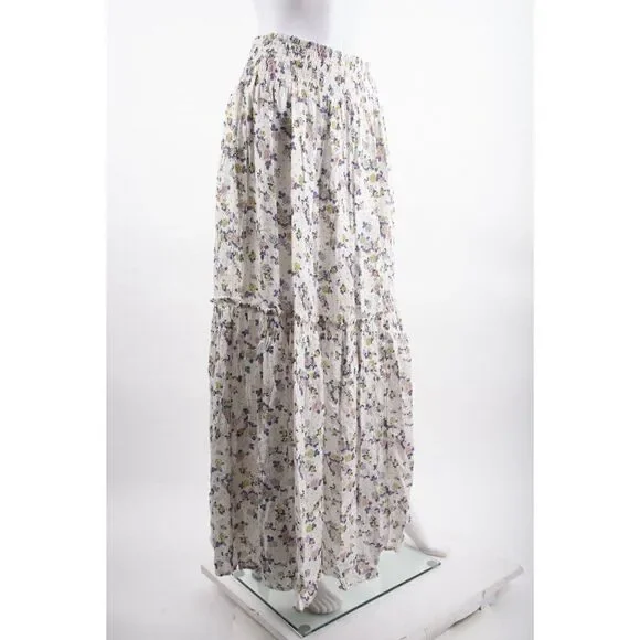 Free People Womens Secret Garden Maxi Skirt & Crop Top Set S Small Floral NWT - Picture 8 of 16